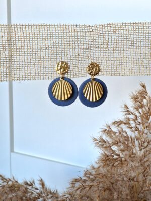 pendiente arcilla polimerica Azul Dayla