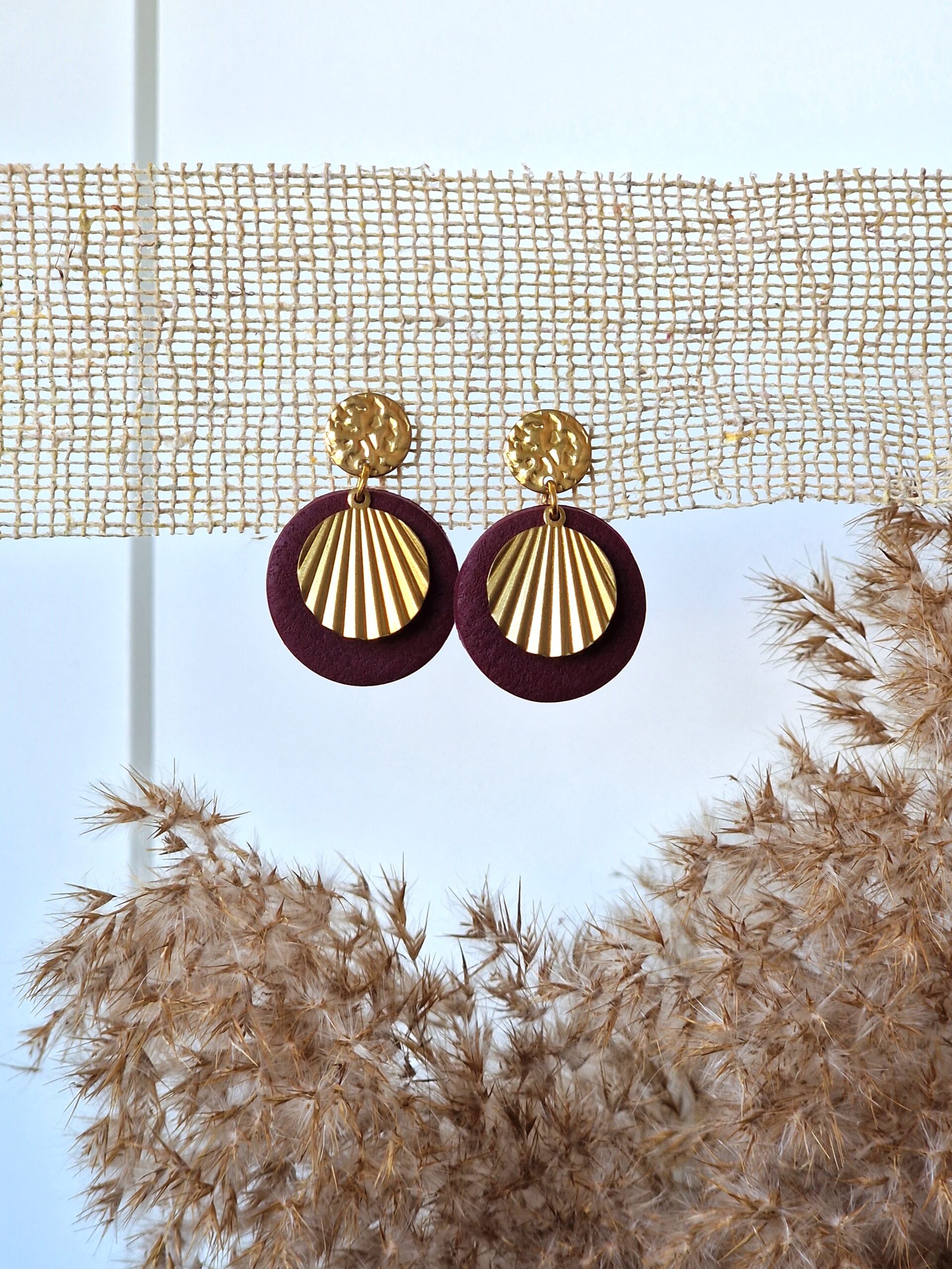 pendiente arcilla polimerica Granate Dayla